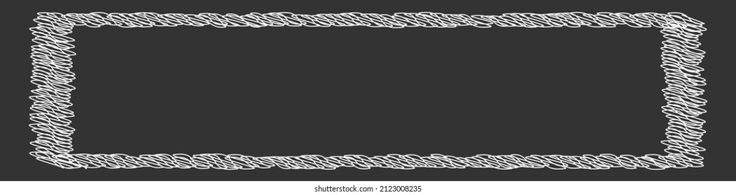 Square, rectangle scribbling, sketchy, sketch doodle lines element. Random wavy, billowy, waving lines 