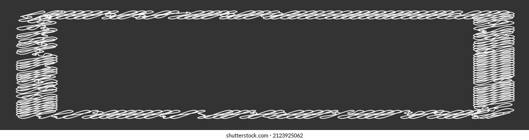 Quadrat, Rechteck-Drehkreuz, Skizze, Skizze doodle Linien Element. Random-Wavy, Billowy, Wellenlinien 