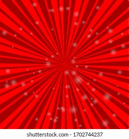 square red sunburst  Speed line cartoon comic motion background. manga vector illustration with lines