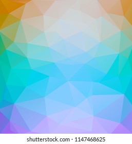 Square retro color Abstract triangle background