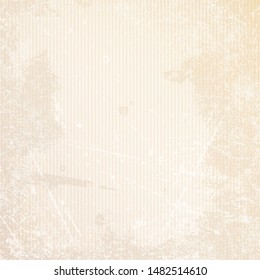 Square Retro Paper Background Vertical Lines Scratches And Stains Beige