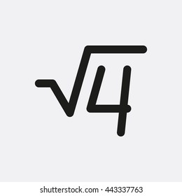 Square Root Icon