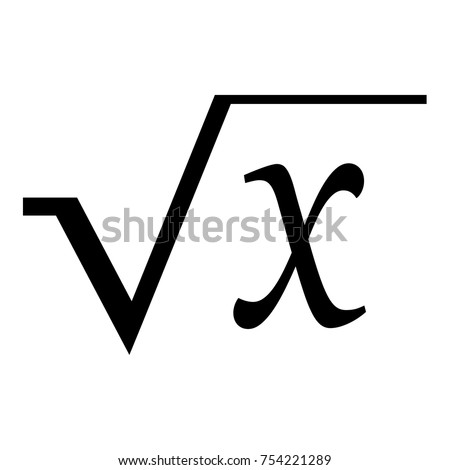 Square root icon