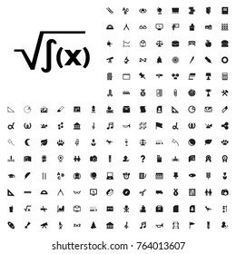 Square root icon illustration isolated vector sign symbol. education icons set for web and mobile.