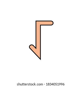 square root icon on white background.