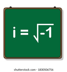 the square root of minus one