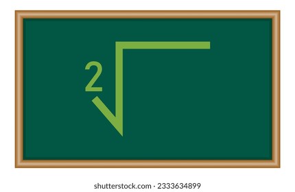 Square root or radical symbol in mathematics. Math resources for teachers and students.