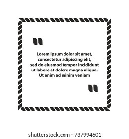Square Rope Quote Speech