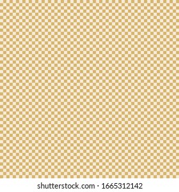 Square sand yellow mesh seamless pattern. Vector background.