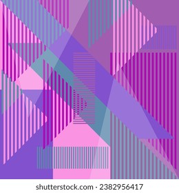 diseño de cicatriz cuadrada con vector de línea geométrica abstracta