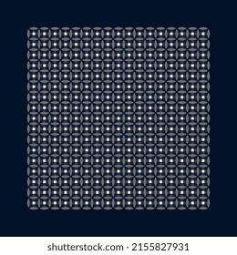 Square scarf design classic blue background. Out off seasons universal fashion accessory. High resolution image, digital illustration. Modern scarves fabric design textile swatch all over print block.