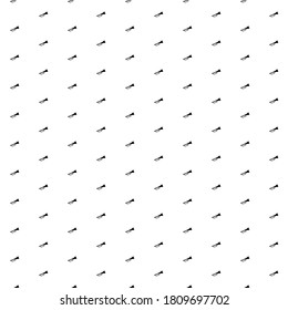 Square seamless background pattern from black trumpet symbols. The pattern is evenly filled. Vector illustration on white background