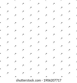 Square seamless background pattern from black ax symbols. The pattern is evenly filled. Vector illustration on white background