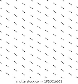 Square seamless background pattern from black wrench symbols. The pattern is evenly filled. Vector illustration on white background