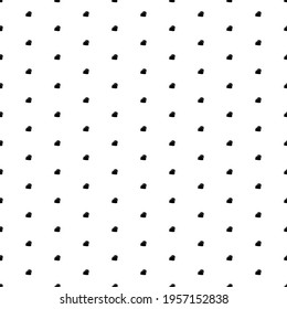 Square seamless background pattern from black boxing gloves symbols. The pattern is evenly filled. Vector illustration on white background