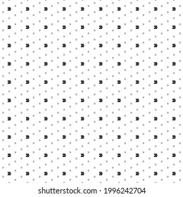 Square seamless background pattern from black discussion symbols are different sizes and opacity. The pattern is evenly filled. Vector illustration on white background