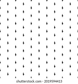 Square seamless background pattern from black pregnant woman symbols. The pattern is evenly filled. Vector illustration on white background