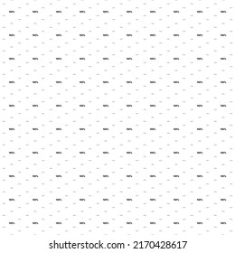 Square seamless background pattern from black 100 percent symbols are different sizes and opacity. The pattern is evenly filled. Vector illustration on white background