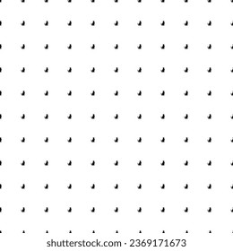 Square seamless background pattern from black cat icons. The pattern is evenly filled. Vector illustration on white background