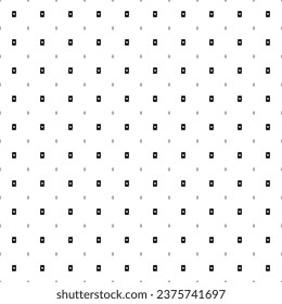 Square seamless background pattern from black ace of heart cards are different sizes and opacity. The pattern is evenly filled. Vector illustration on white background