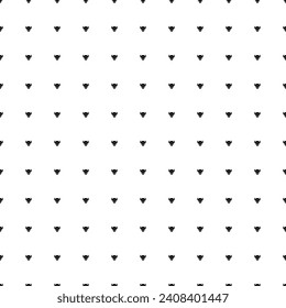 Square seamless background pattern from black buffalo head symbols. The pattern is evenly filled. Vector illustration on white background