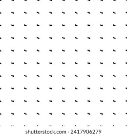 Square seamless background pattern from black carpentry planer symbols. The pattern is evenly filled. Vector illustration on white background