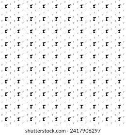Square seamless background pattern from black electric screwdriver symbols are different sizes and opacity. The pattern is evenly filled. Vector illustration on white background