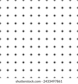 Square seamless background pattern from black main road signs. The pattern is evenly filled. Vector illustration on white background