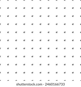 Square seamless background pattern from black tiger symbols. The pattern is evenly filled. Vector illustration on white background