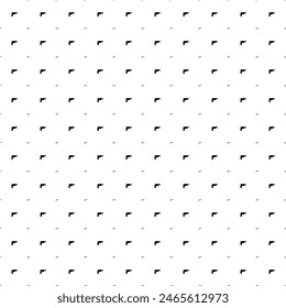 Square seamless background pattern from black electric drill symbols are different sizes and opacity. The pattern is evenly filled. Vector illustration on white background