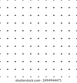 Square seamless background pattern from black vise symbols. The pattern is evenly filled. Vector illustration on white background