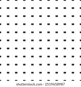Square seamless background pattern from black chest symbols. The pattern is evenly filled. Vector illustration on white background