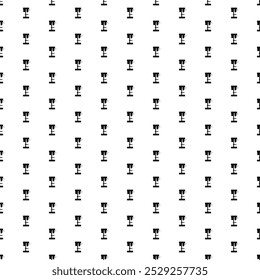 Padrão de plano de fundo quadrado sem emenda de símbolos de moinho preto. O padrão é preenchido uniformemente. Ilustração vetorial sobre fundo branco