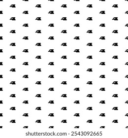 Square seamless background pattern from black sanding machine symbols. The pattern is evenly filled. Vector illustration on white background