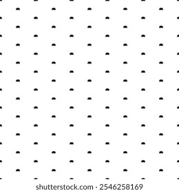 Square seamless background pattern from black sofa symbols. The pattern is evenly filled. Vector illustration on white background