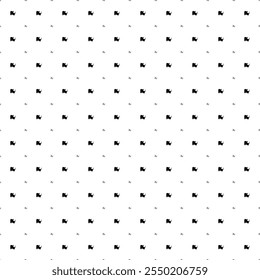 Square seamless background pattern from black rhinoceros head symbols are different sizes and opacity. The pattern is evenly filled. Vector illustration on white background