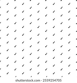 Square seamless background pattern from black up arrows. The pattern is evenly filled. Vector illustration on white background