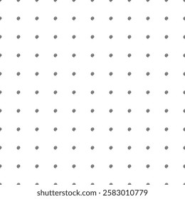 Square seamless background pattern from black at symbols. The pattern is evenly filled. Vector illustration on white background