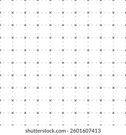 Square seamless background pattern from black giraffe symbols are different sizes and opacity. The pattern is evenly filled. Vector illustration on white background