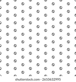 Square seamless background pattern from black advantage of oncoming traffic signs. The pattern is evenly filled. Vector illustration on white background