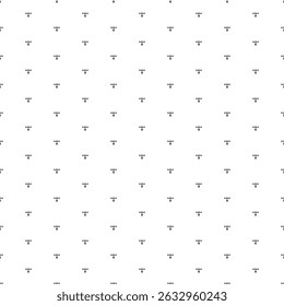Square seamless background pattern from black candlestick symbols. The pattern is evenly filled. Vector illustration on white background