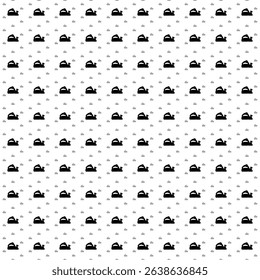 Square seamless background pattern from black electric plane symbols are different sizes and opacity. The pattern is evenly filled. Vector illustration on white background