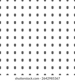 Square seamless background pattern from black traffic lights symbols. The pattern is evenly filled. Vector illustration on white background