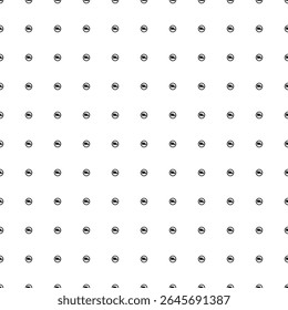 Padrão de fundo quadrado sem emenda de sinais de trânsito de caminhão preto. O padrão é preenchido uniformemente. Ilustração vetorial sobre fundo branco