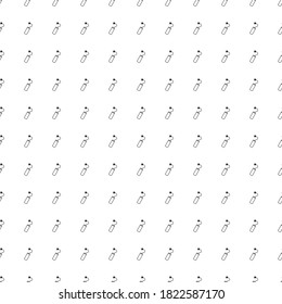 Patrón de fondo cuadrado sin costuras a partir de formas geométricas. El patrón está igualmente lleno de símbolos dinamita negros. Ilustración del vector sobre fondo blanco