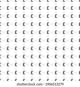 Square seamless background pattern from geometric shapes are different sizes and opacity. The pattern is evenly filled with big black pound symbols. Vector illustration on white background