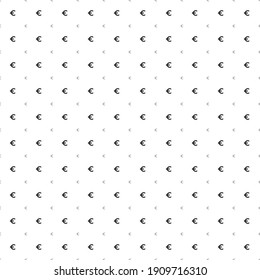 Square seamless background pattern from geometric shapes are different sizes and opacity. The pattern is evenly filled with small black euro symbols. Vector illustration on white background