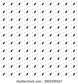 Square seamless background pattern from geometric shapes are different sizes and opacity. The pattern is evenly filled with black flash drives. Vector illustration on white background
