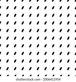 Square seamless background pattern from geometric shapes. The pattern is evenly filled with big black surf board symbols. Vector illustration on white background