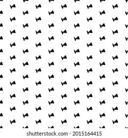 Square seamless background pattern from geometric shapes. The pattern is evenly filled with big black camera symbols. Vector illustration on white background